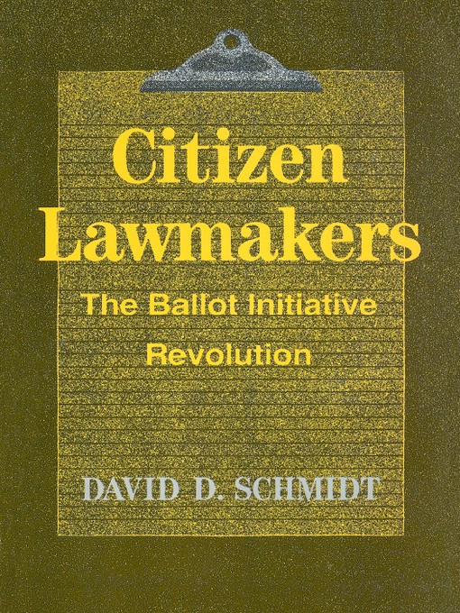 Citizen Lawmakers[eBook]